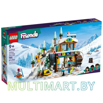 Конструктор LEGO Friends 41756 Каникулы: Лыжная трасса и кафе